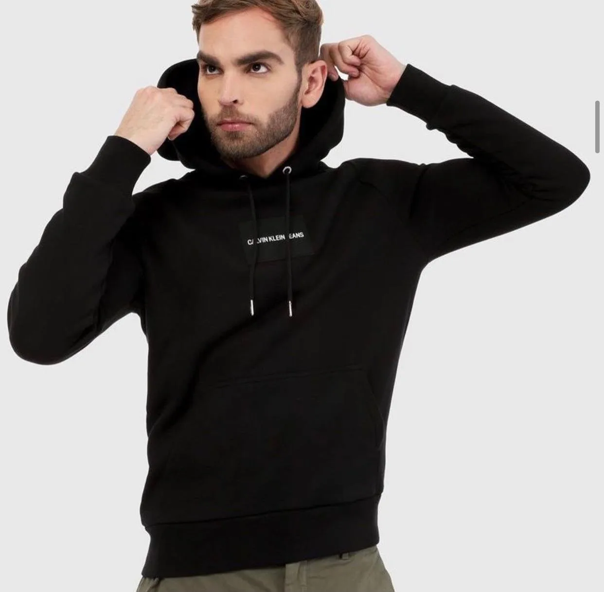 Hoddie crd calvin klein black