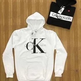 Hoddie calvin klein white classic
