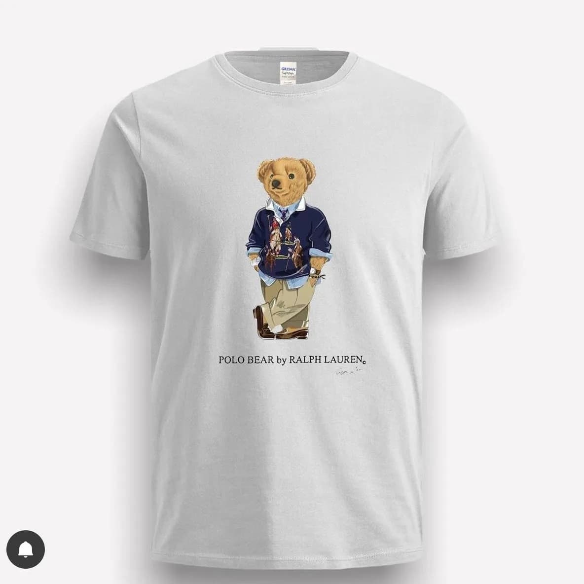Camiseta polo bear white cbl