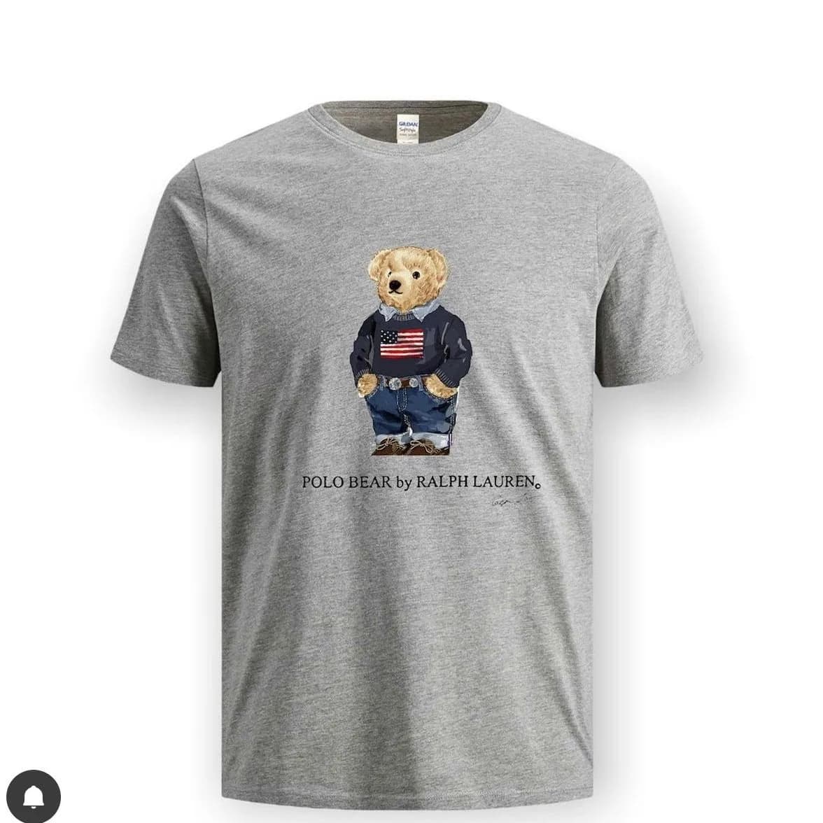 Camiseta polo bear gray usa
