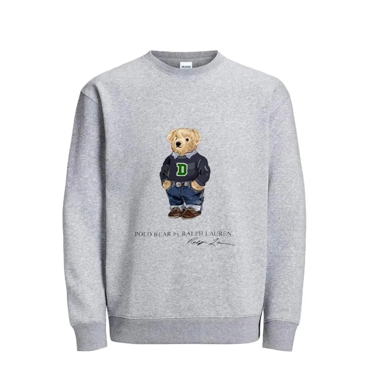 Buzo polo bear gris D