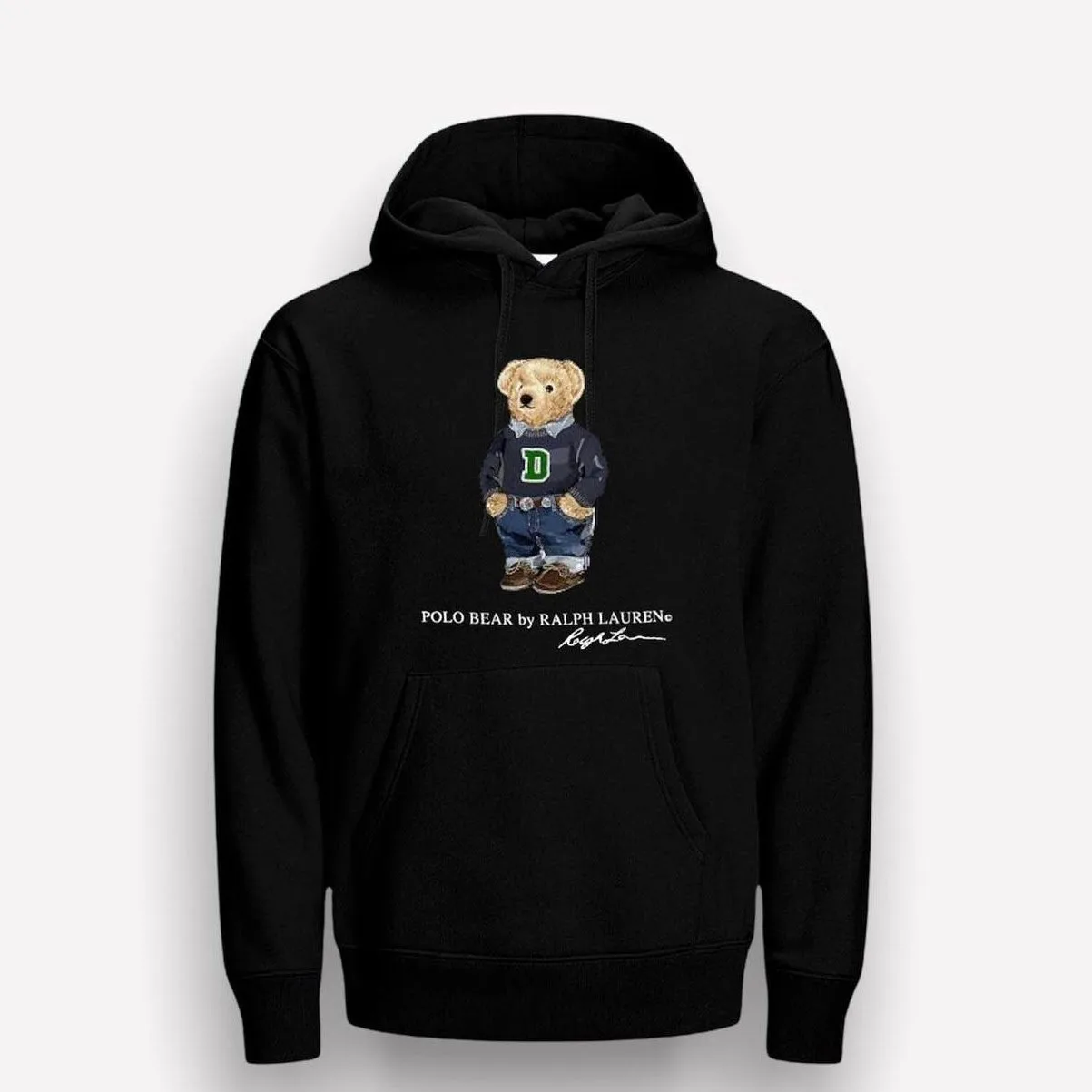 Hoddie polo bear black d