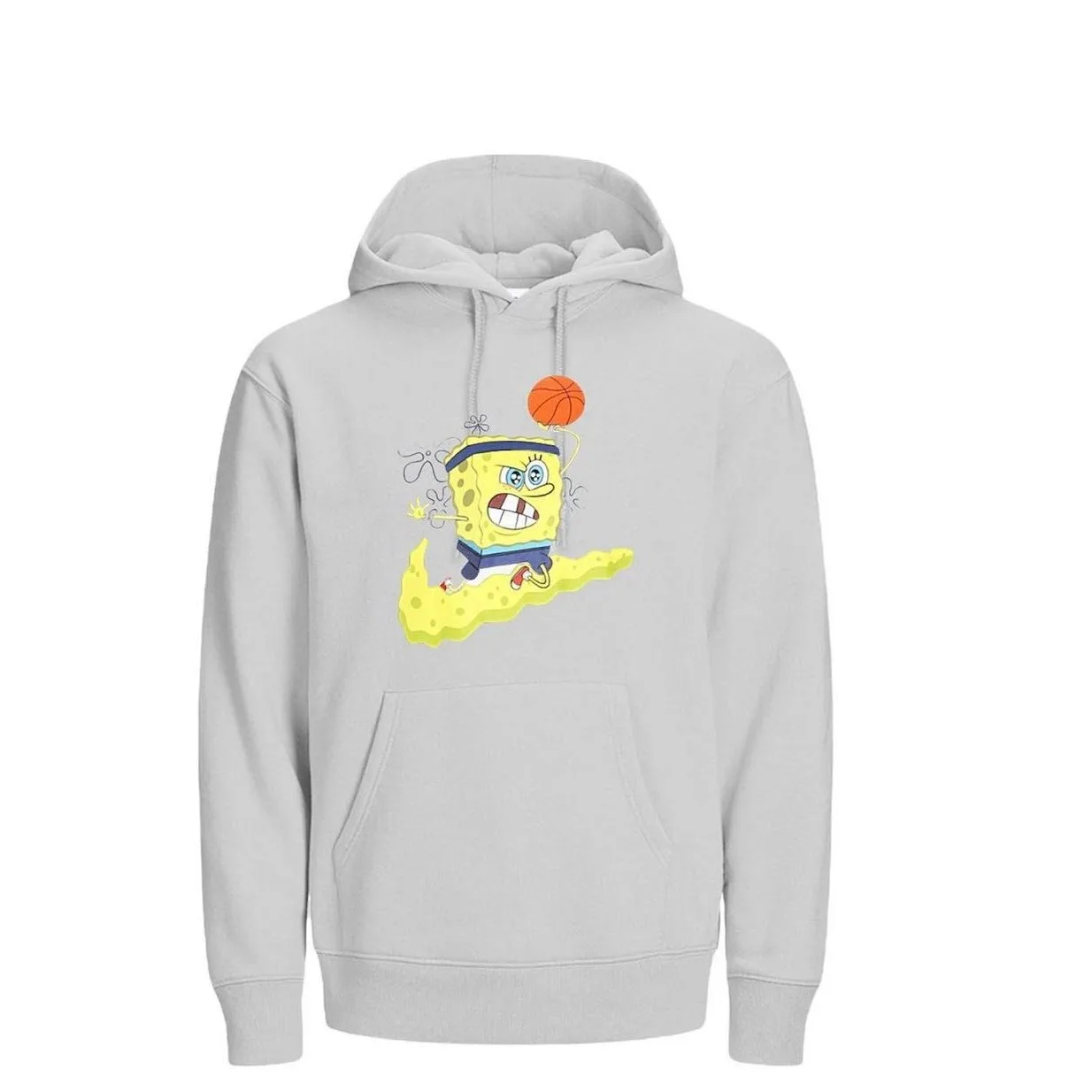 Hoddie nike white sponge bob