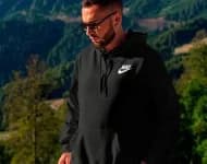 Hoddie nike cl black