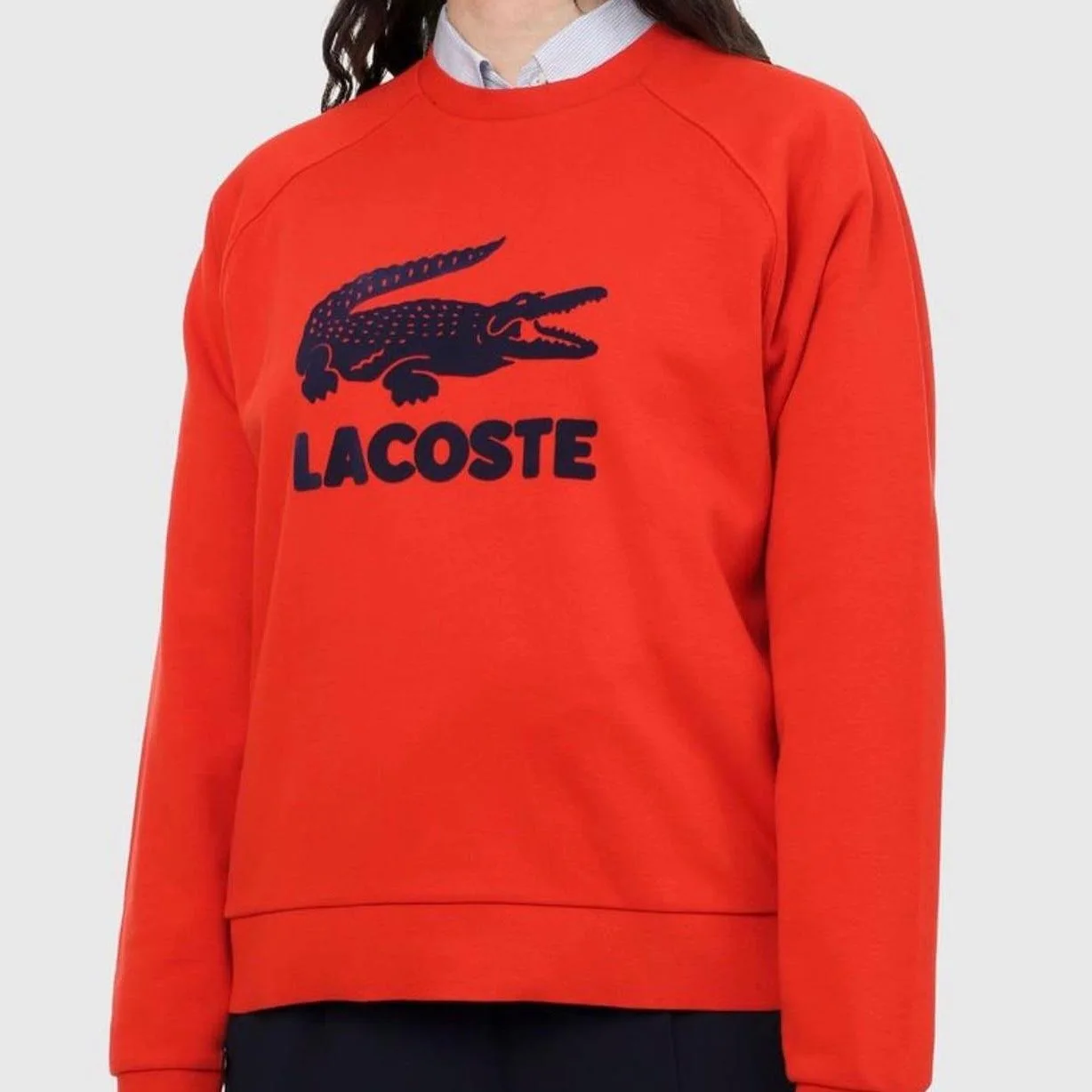 Buzo lacoste rojo cr