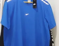 Camiseta nike blue reflectivo