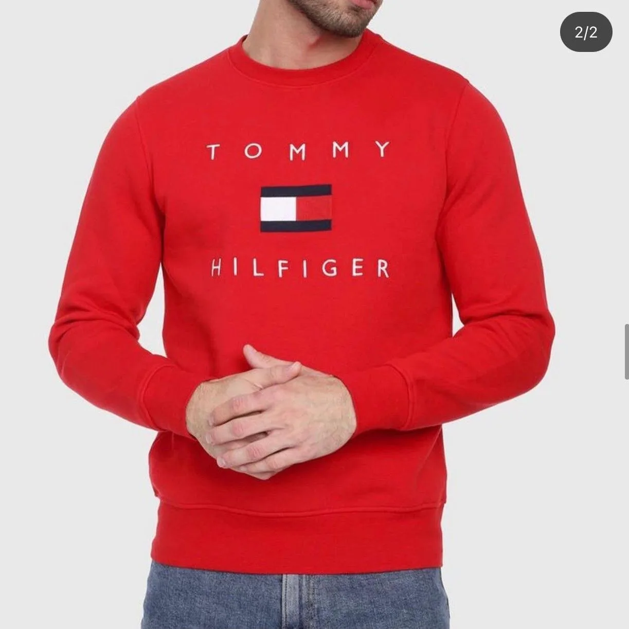 Buzo tommy hilfiger rojo cr 23