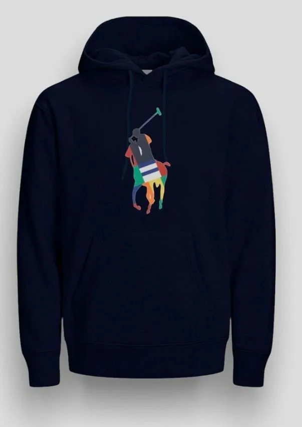 Hoddie polo blue clrs