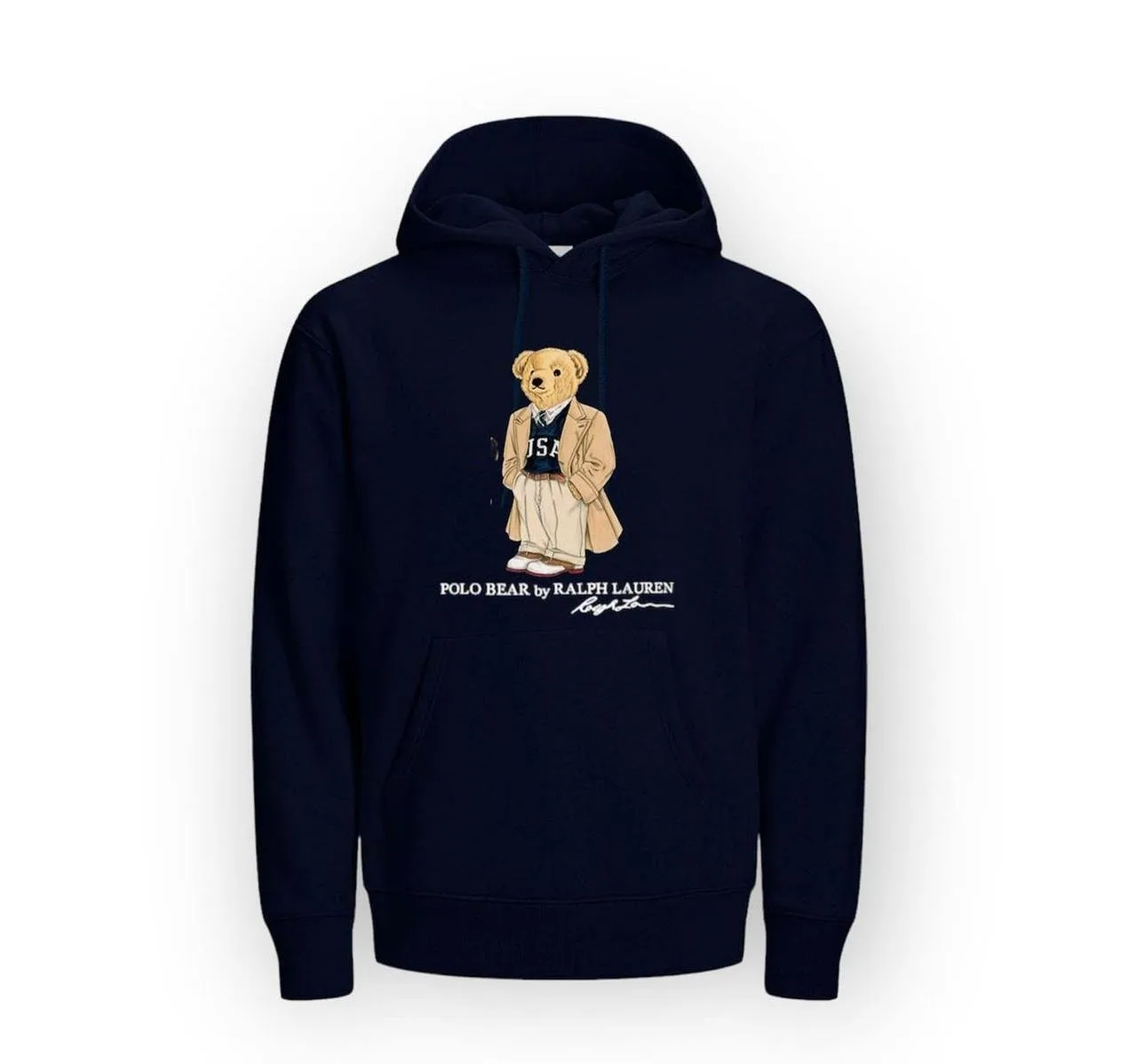 Hoddie polo bear blue gb usa
