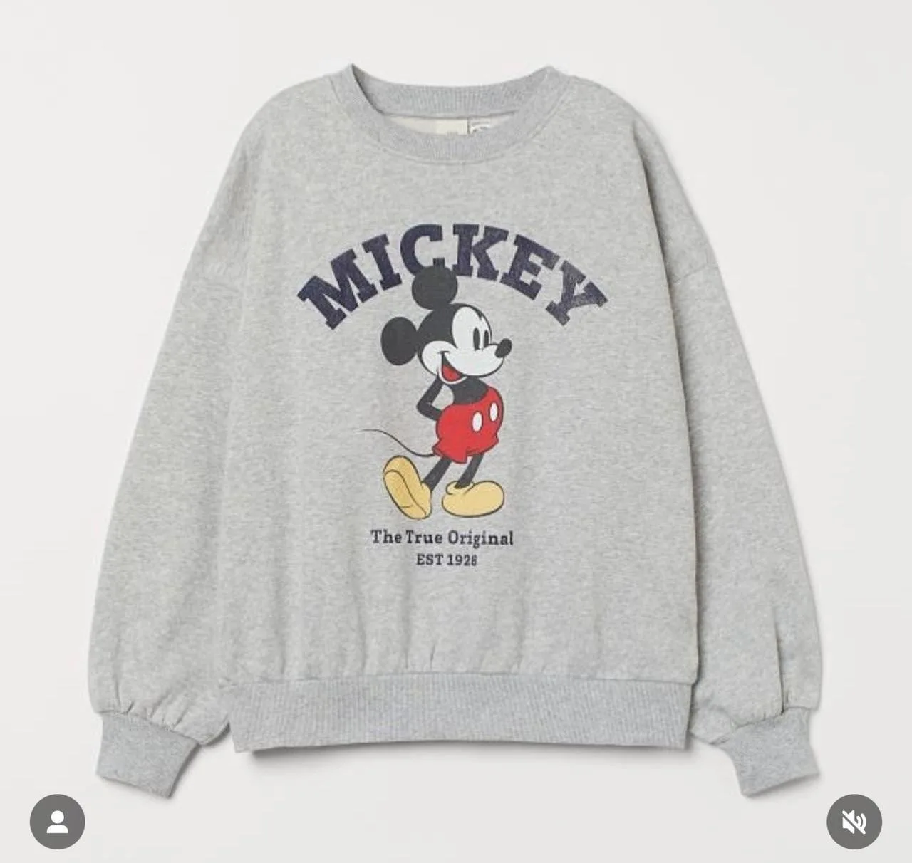 Buzo mickey gray