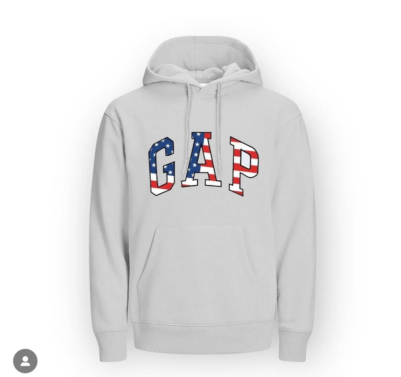 Hoddie gap usa white