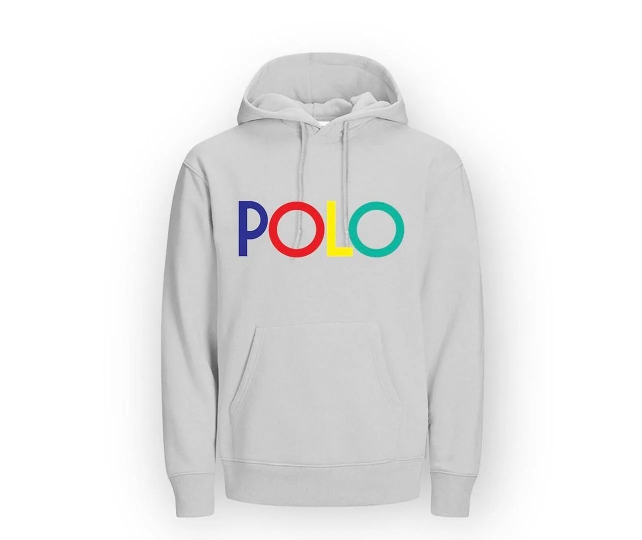 Hoddie polo ltr white