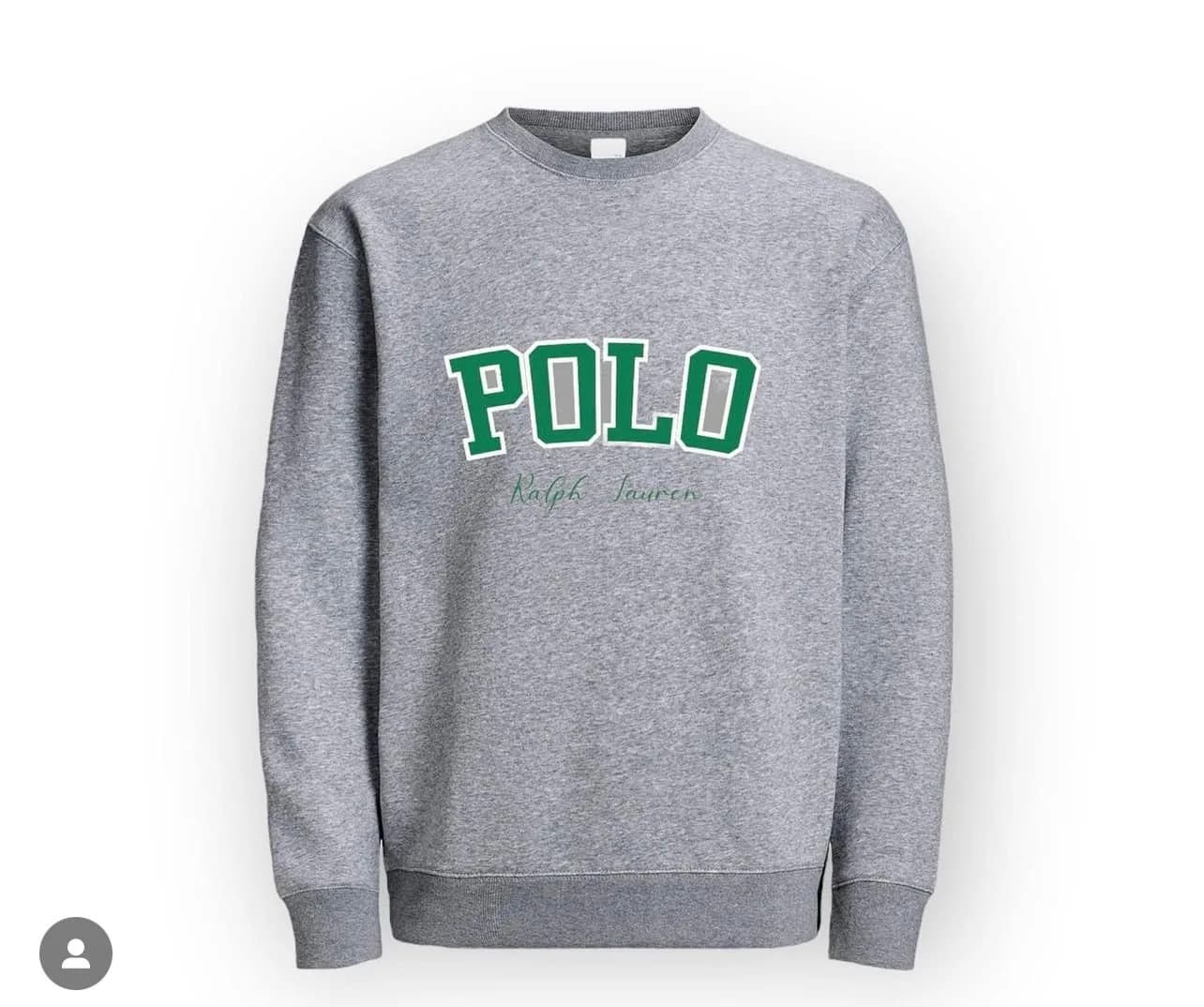 Buzo polo gray cmb