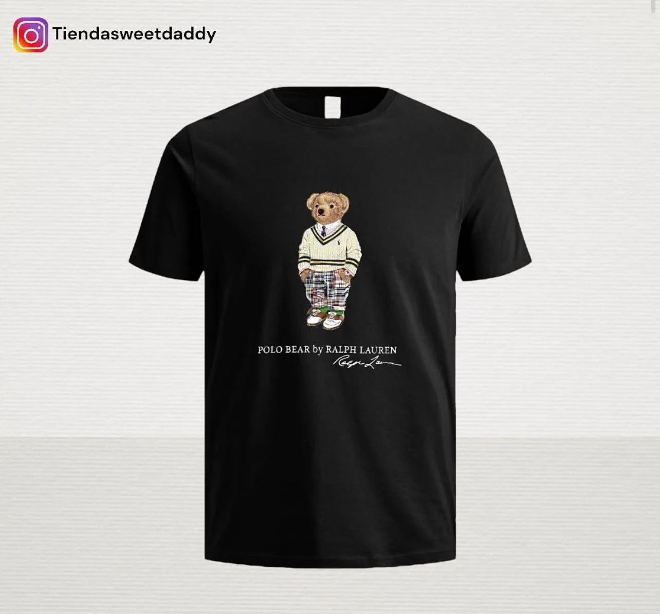 Camiseta polo bear black bz