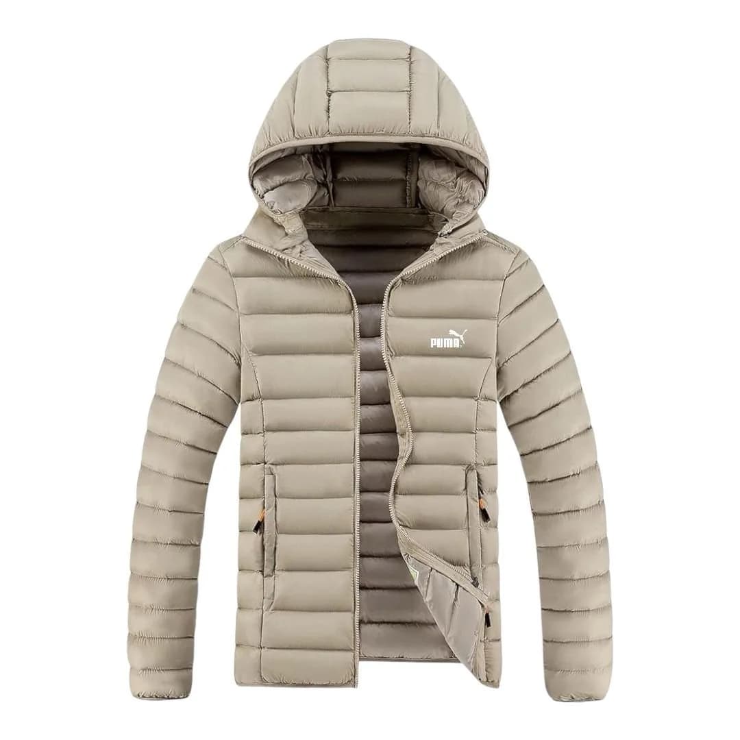Chaqueta termica beige puma