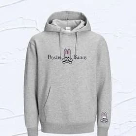 Hoddie pyscho bunny gray