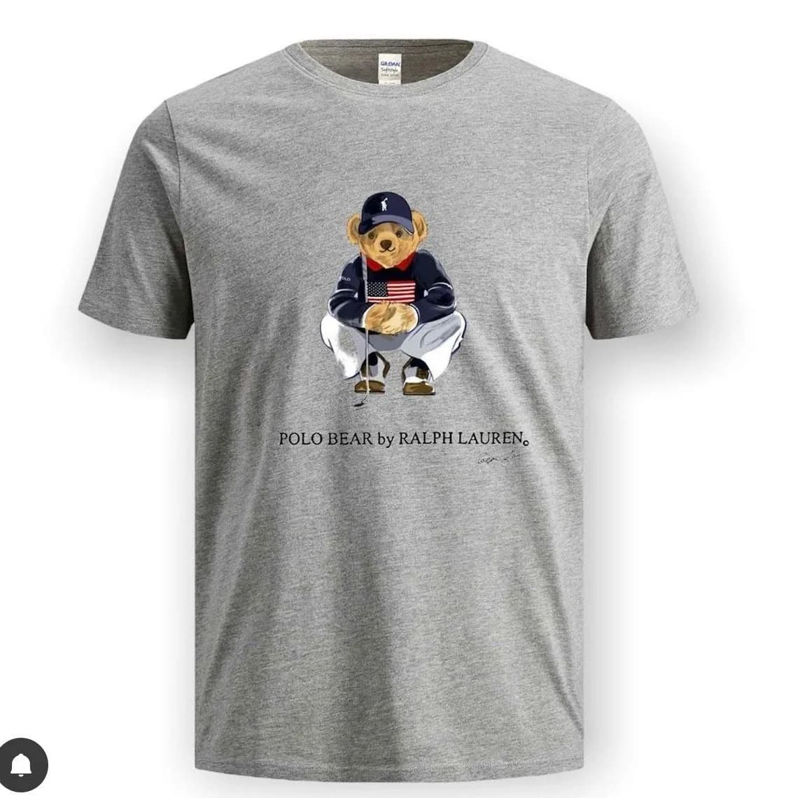 Camiseta polo bear gray std