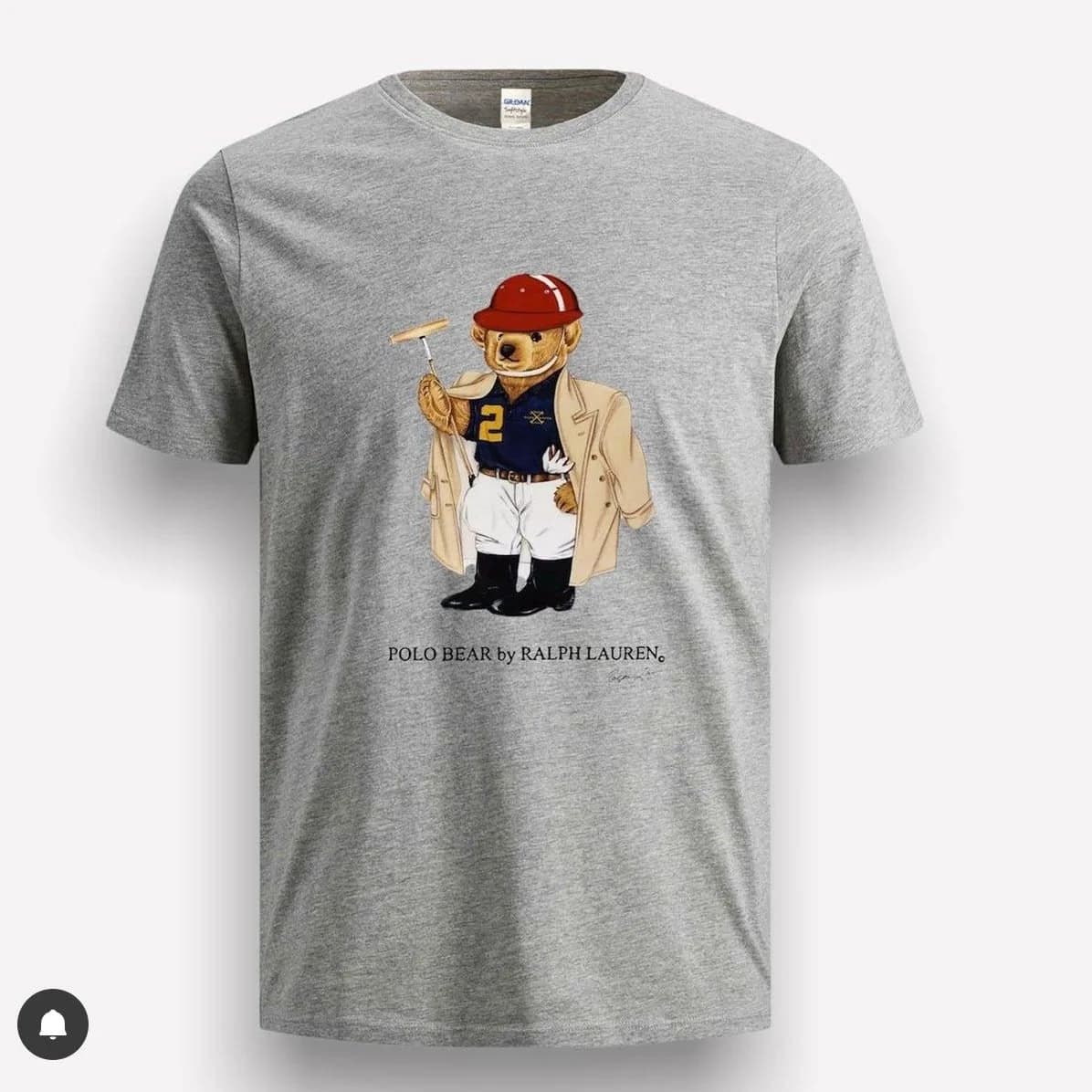 Camiseta polo bear gray gb