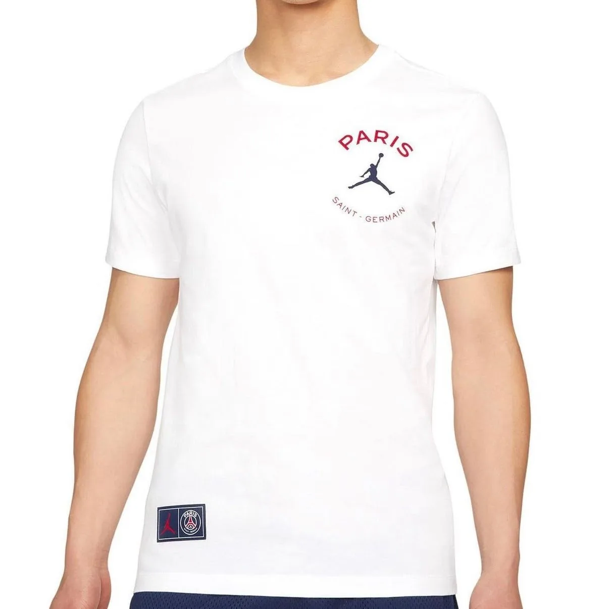 Camiseta jordan psg white