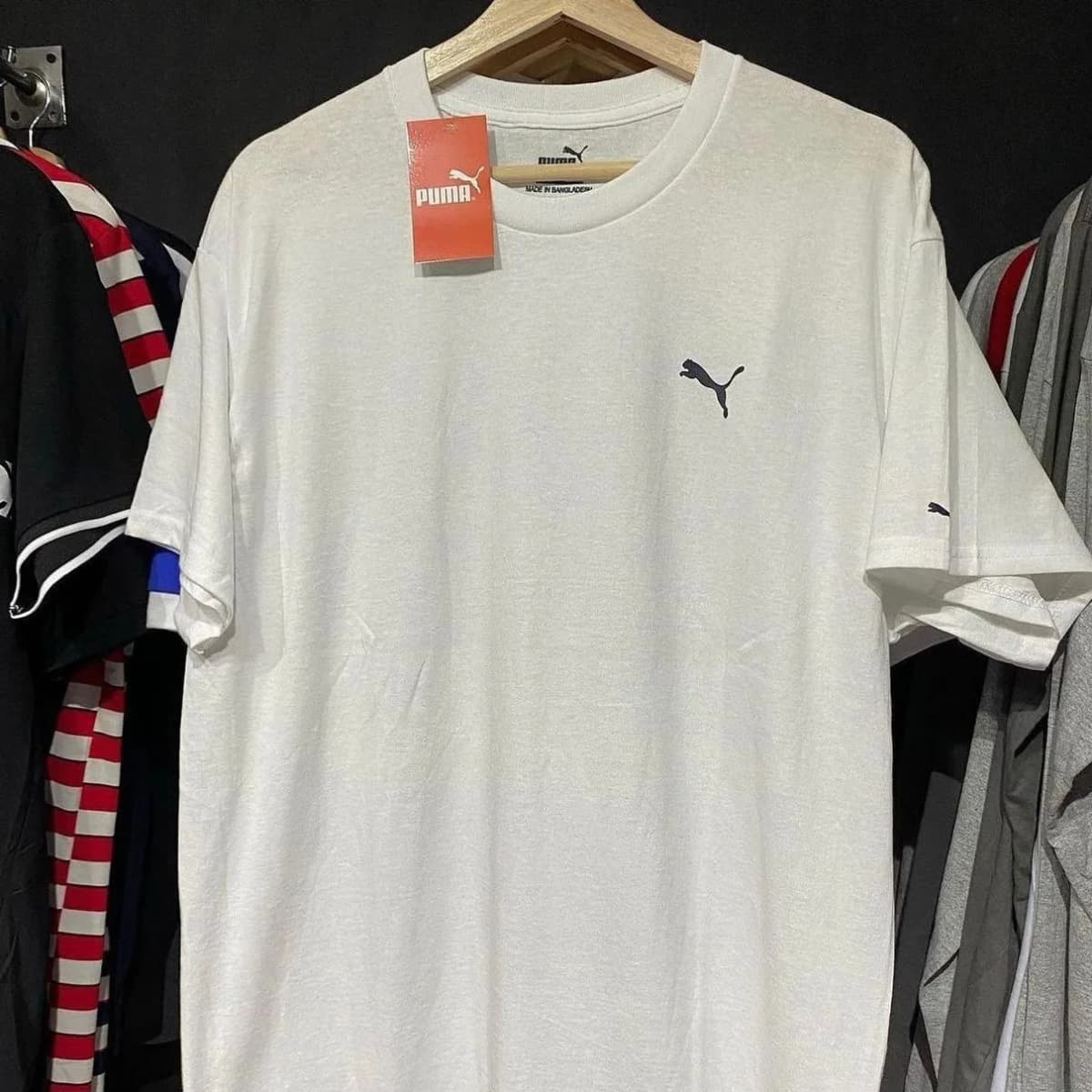 Camiseta puma white bs