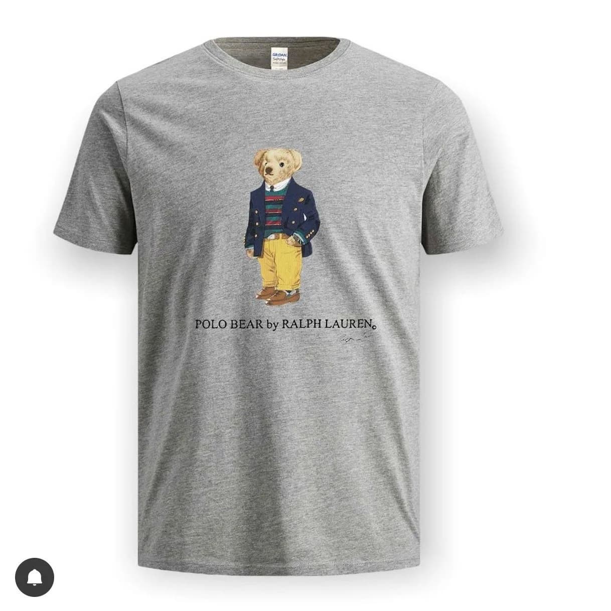Camiseta polo bear gray btn