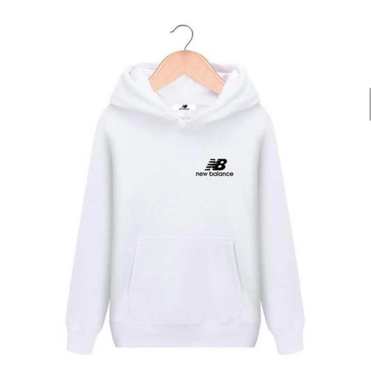 Hoddie new balance white