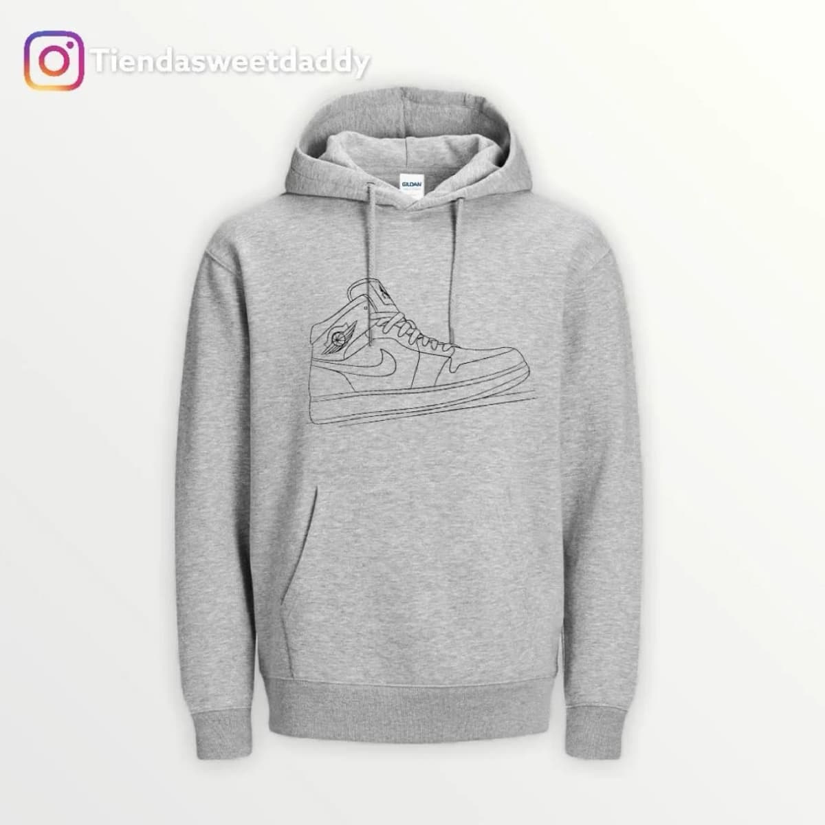 Hoddie nike gray af1