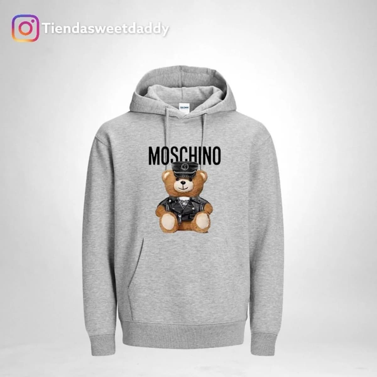 Hoddie moschino gray sm
