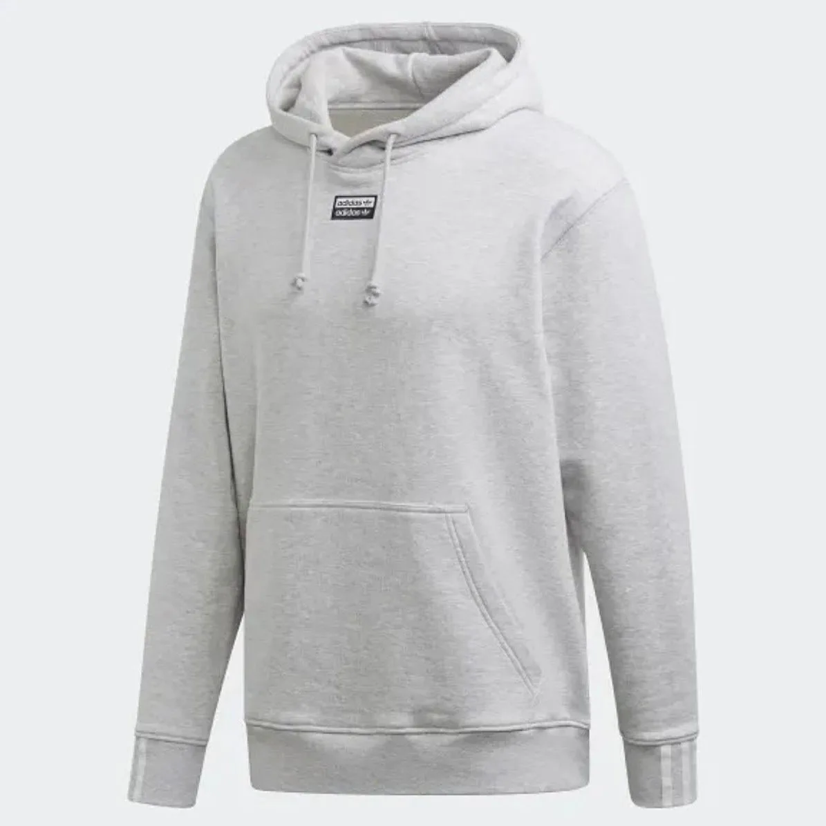 Hoddie adidas 3 lineas ceniza