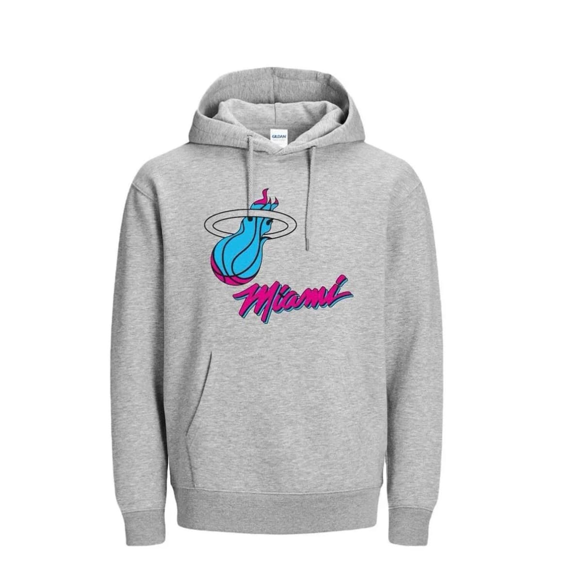 Hoddie miami heats gray