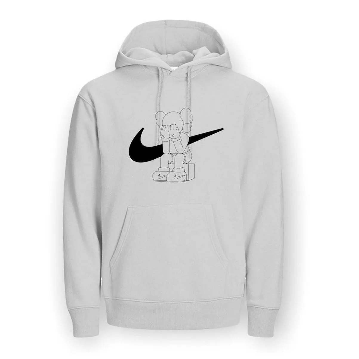 Hoddie nike kaws white