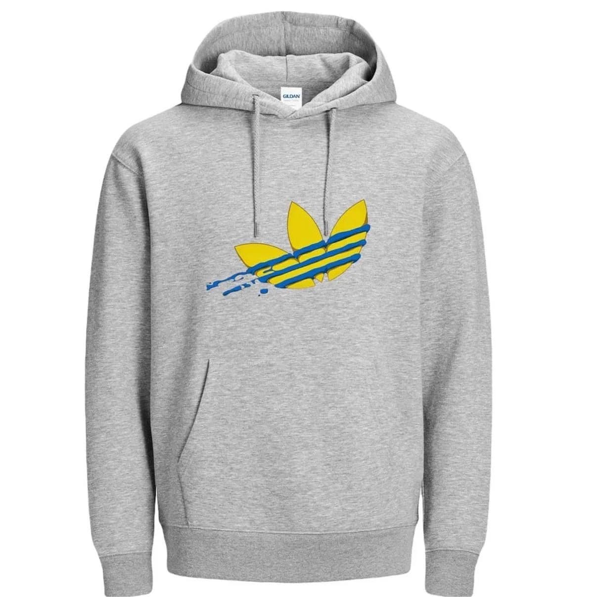 Hoddie adidas gray drr
