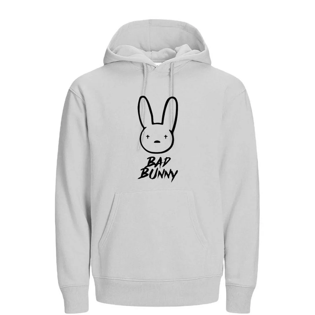 Hoddie bad bunny white