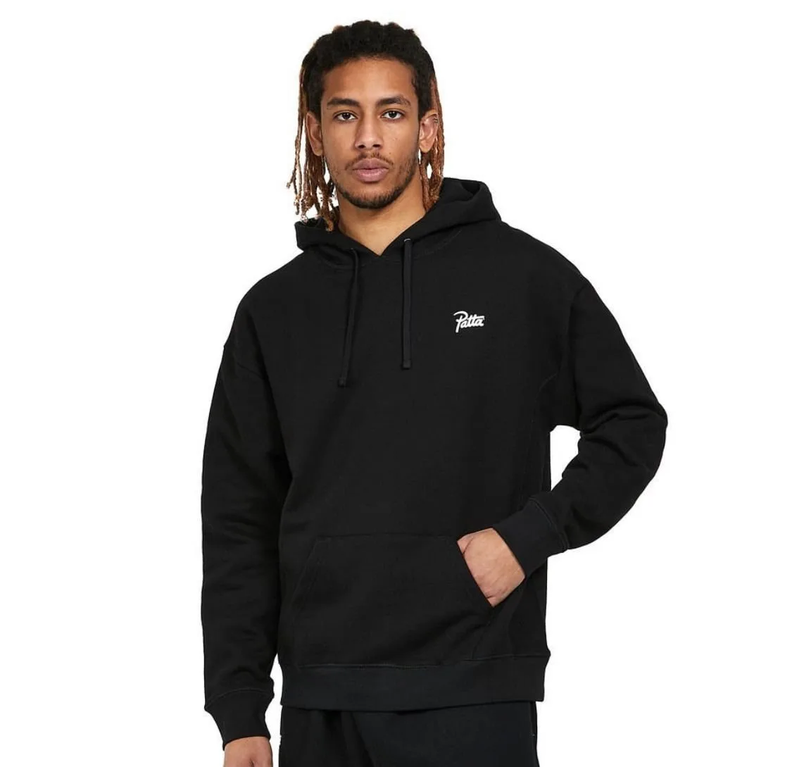 Hoddie black patta