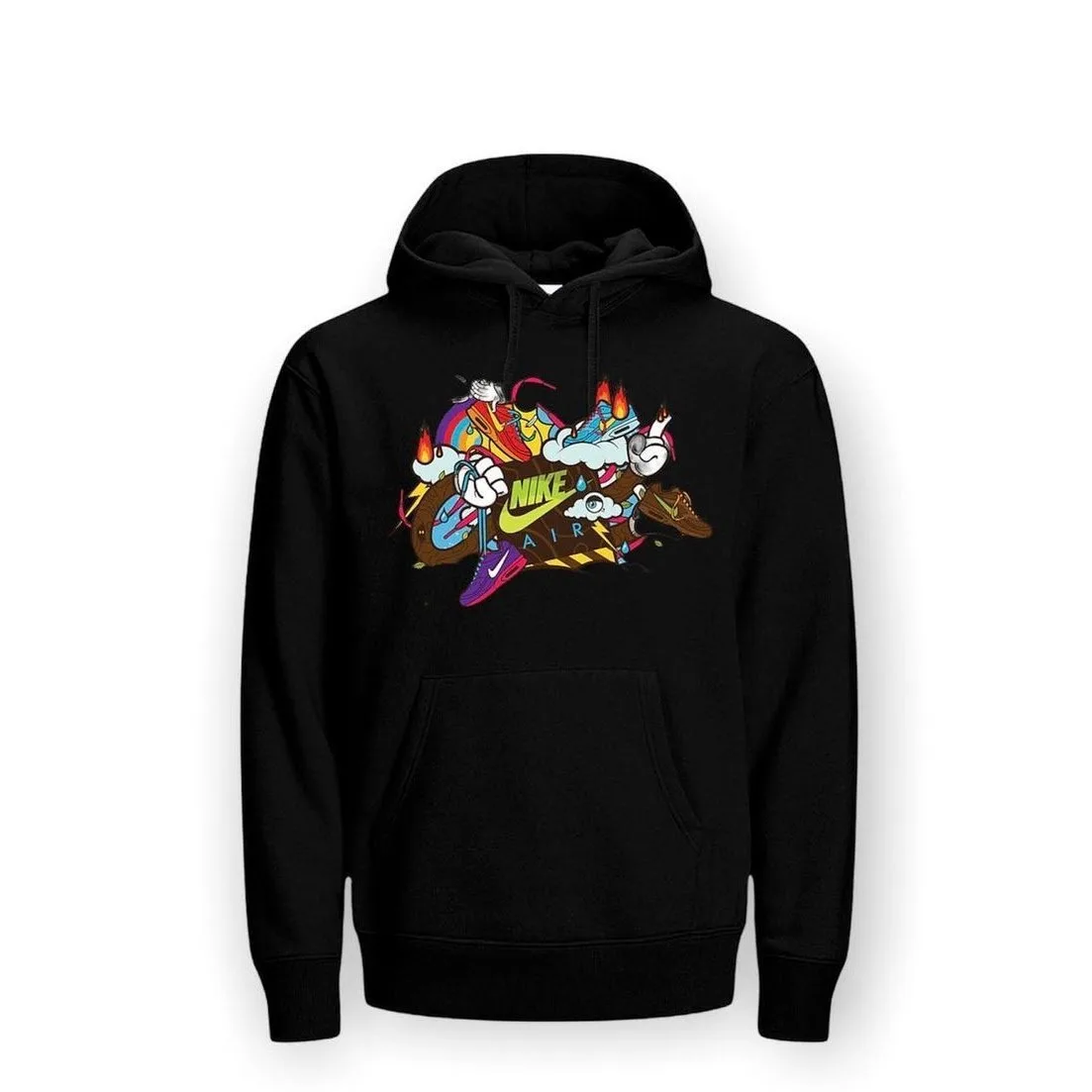 Hoddie nike black color air