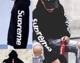 Hoddie supreme mg black
