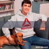 Hoddie reebok gray rj