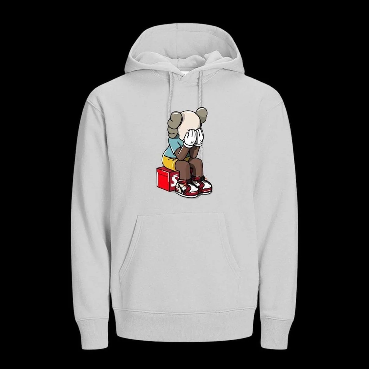Hoddie kaws white