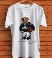 Camiseta polo bear white bl