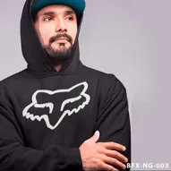Hoddie fox black ctr