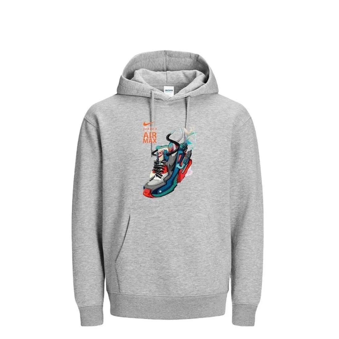 Hoddie nike air max gray