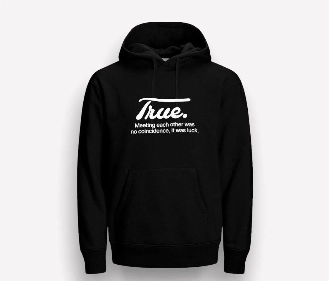 Hoddie true black meet