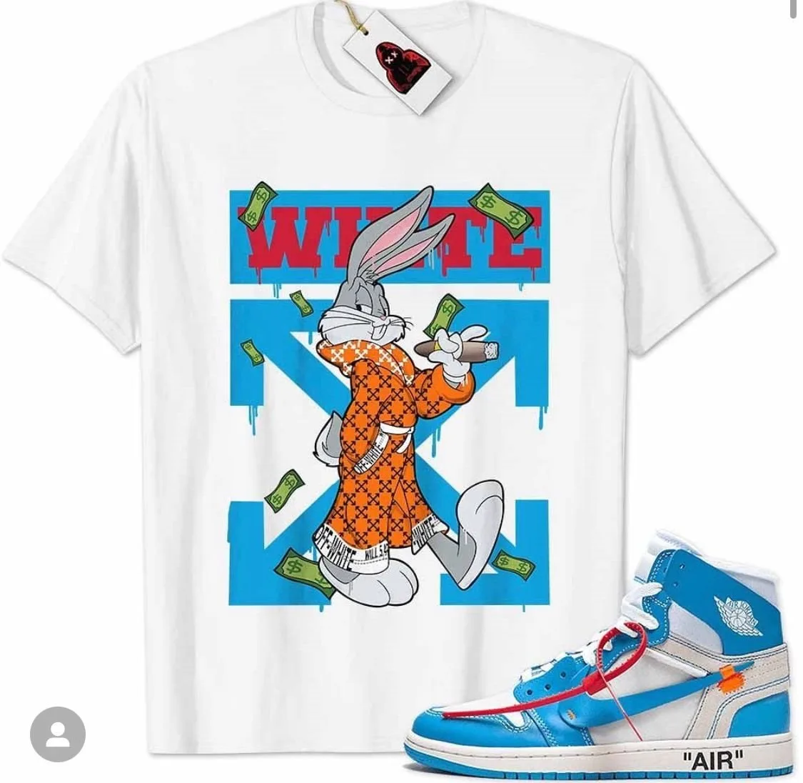 Camiseta off white bugs