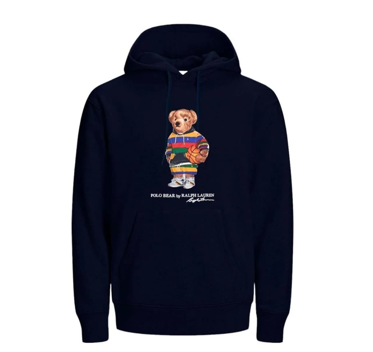 Hoddie polo bear blue pnt