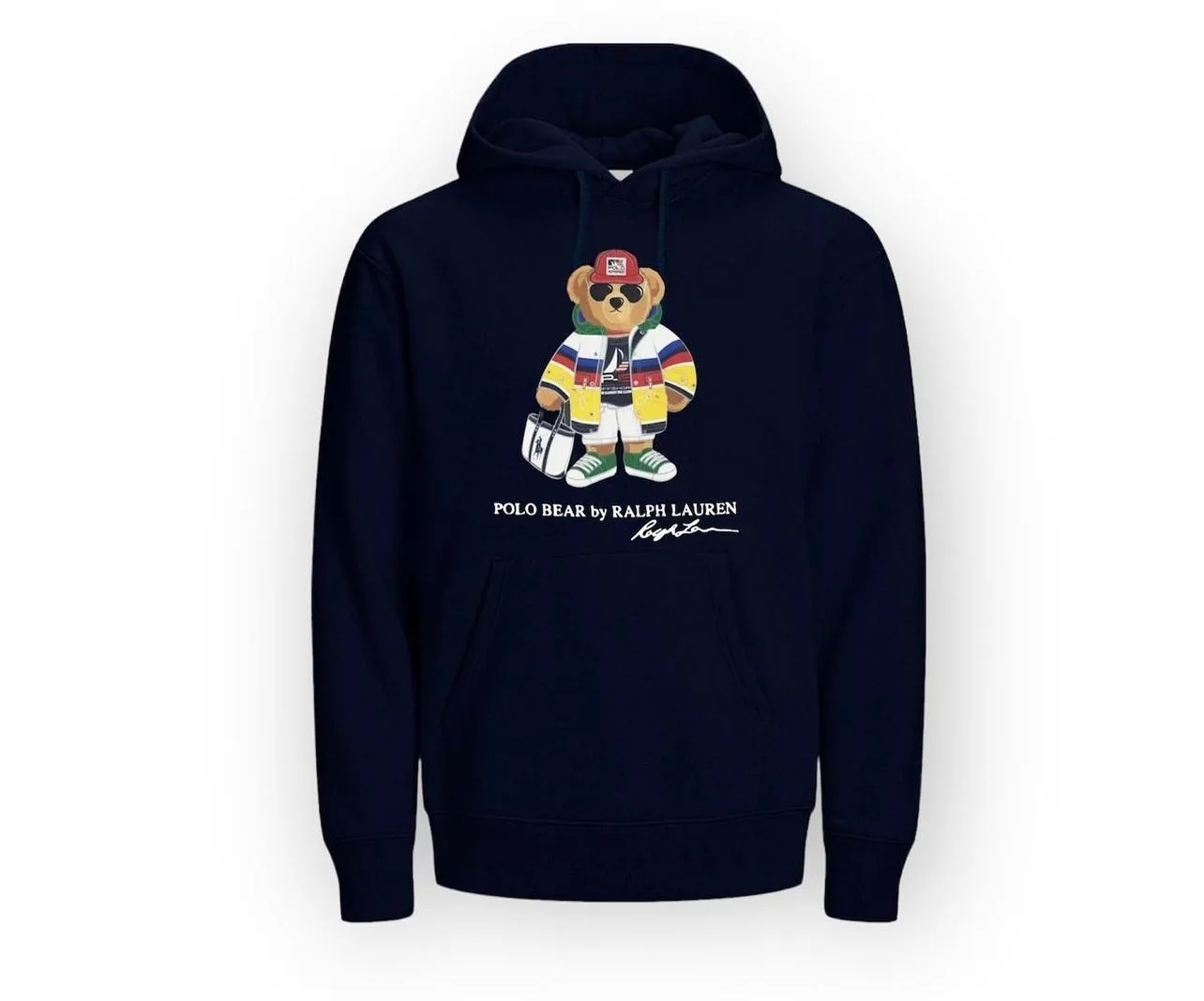 Hoddie polo bear blue gf