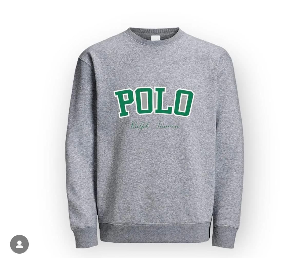 Buzo polo gray cmb