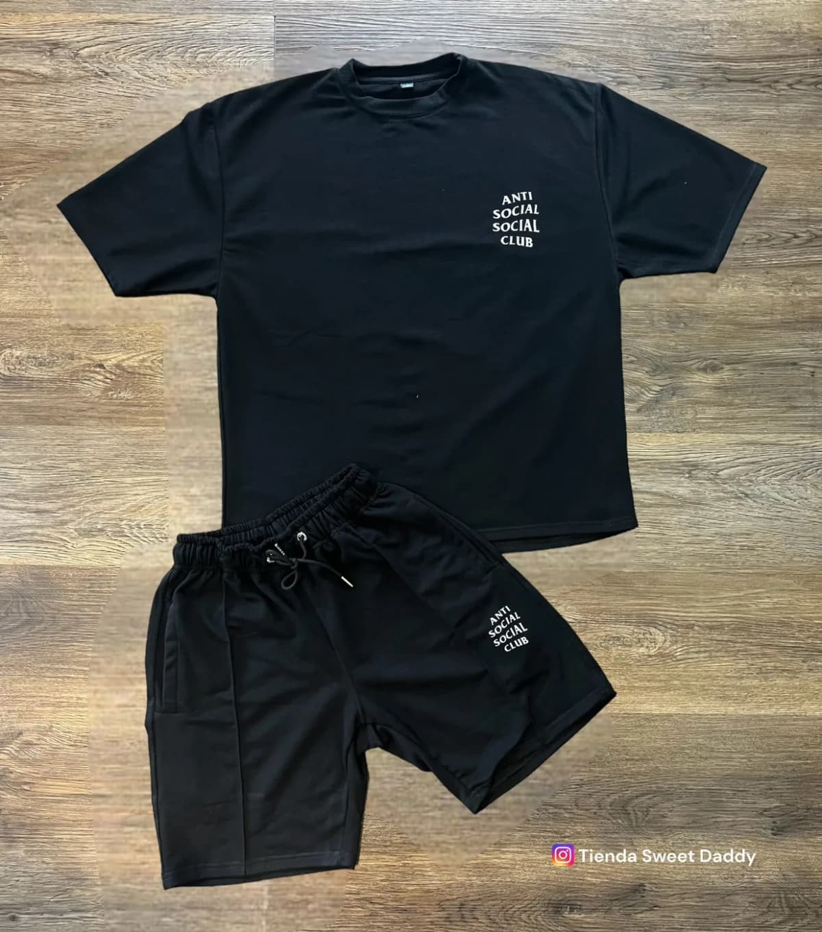 Conjunto brm anti social club black