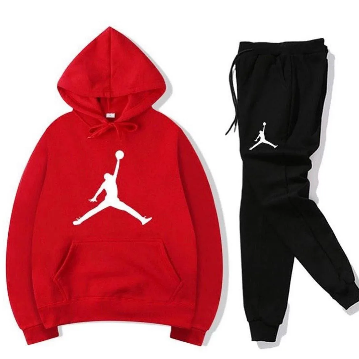 Conjunto combinado jordan rojo-negro