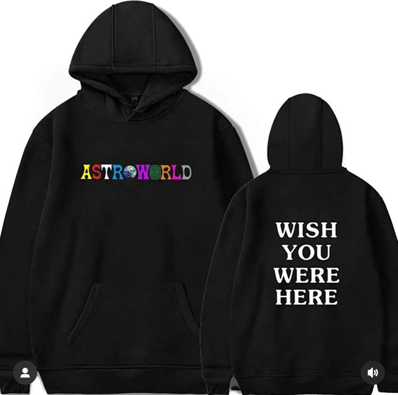 Hoddie astroworld black