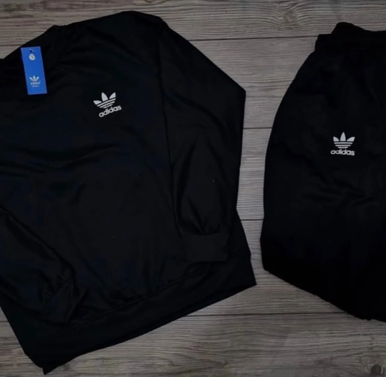 Conjunto cr adidas black